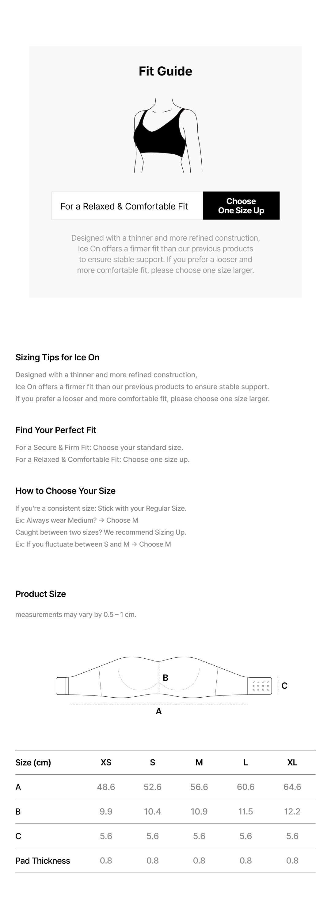 Size guide