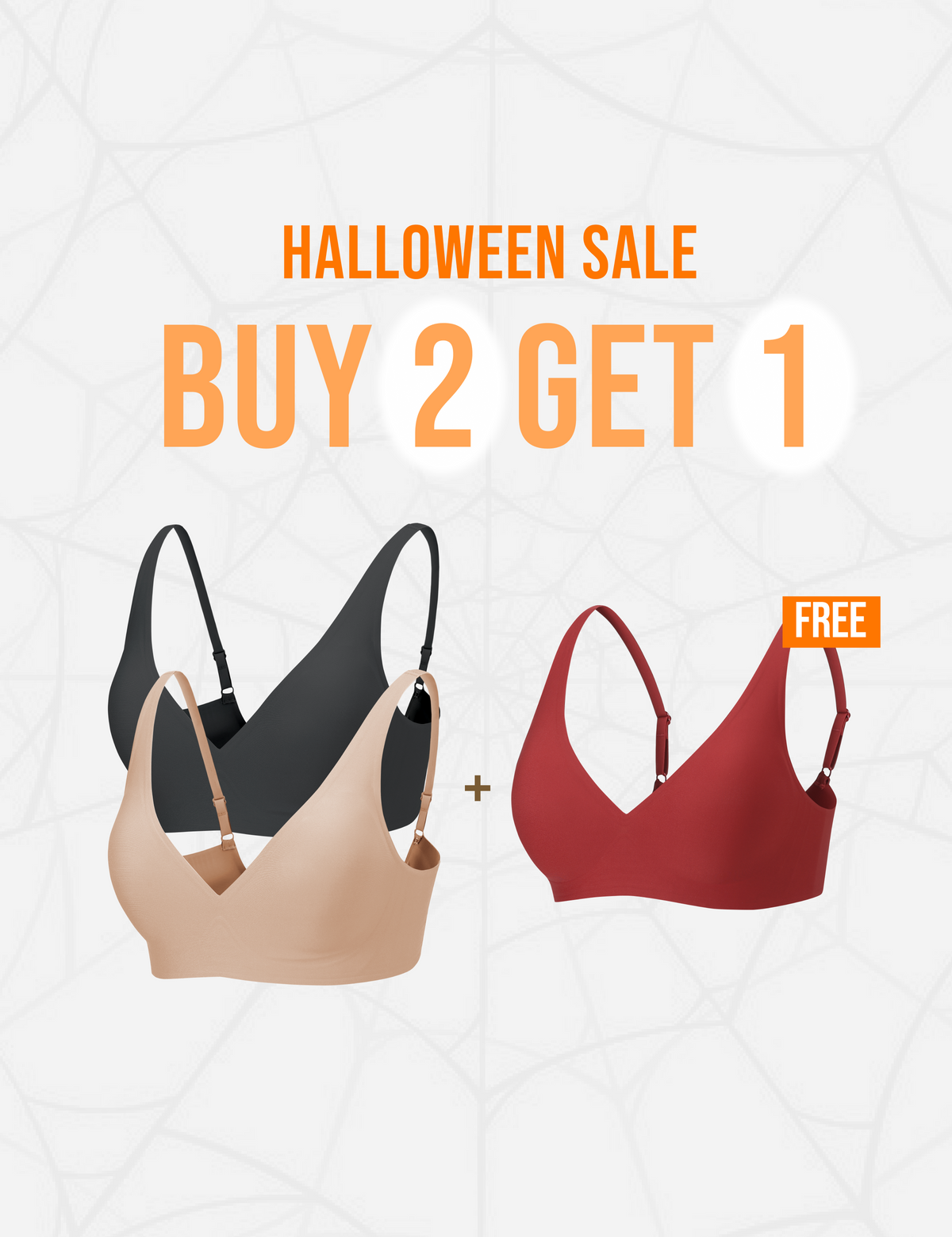 COOL FIT BRA SIGNATURE-3PACK