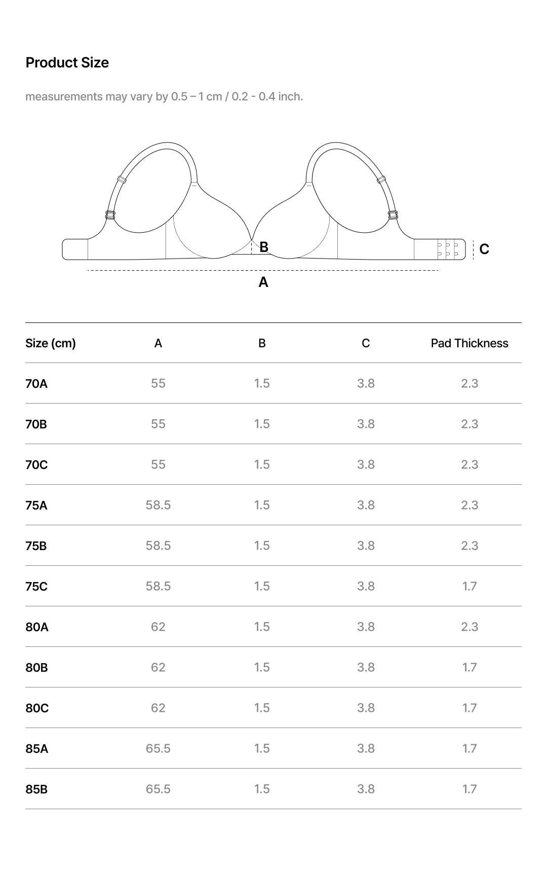 Size guide image
