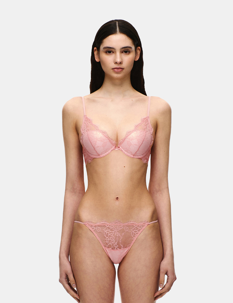 LACE WIRED PUSH-UP BRA