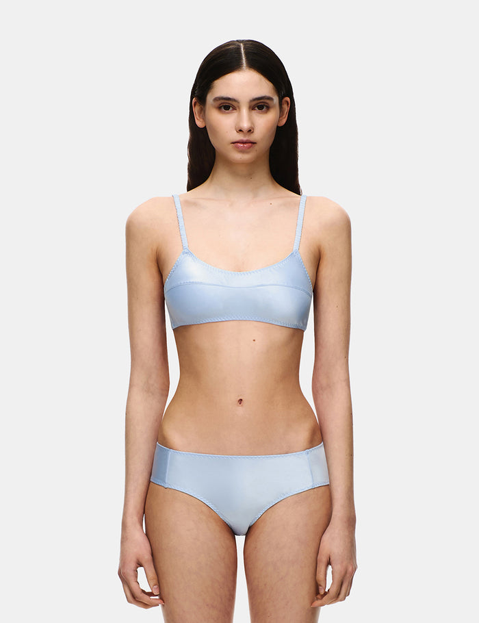 SATIN SCOOP BRALETTE