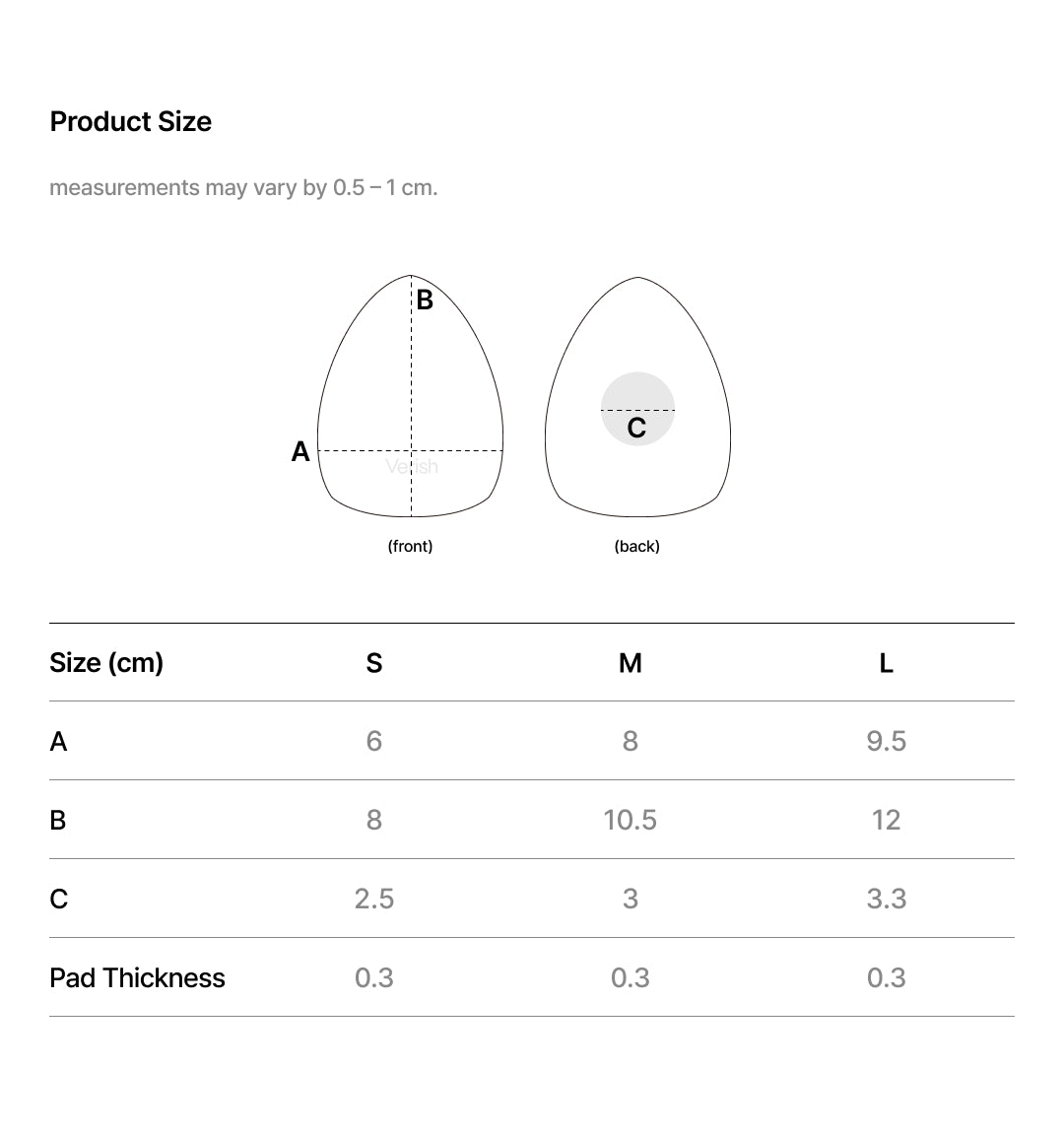 Size guide