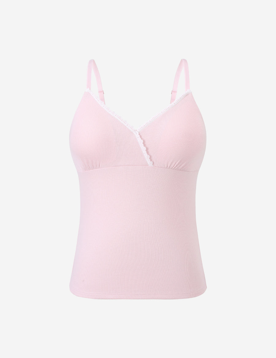 MODAL BRA TOP RIBBED