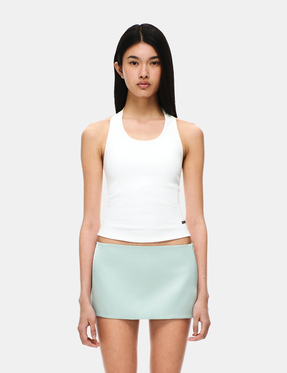 COTTON RIB HALTER NECK BRA TOP – Verish