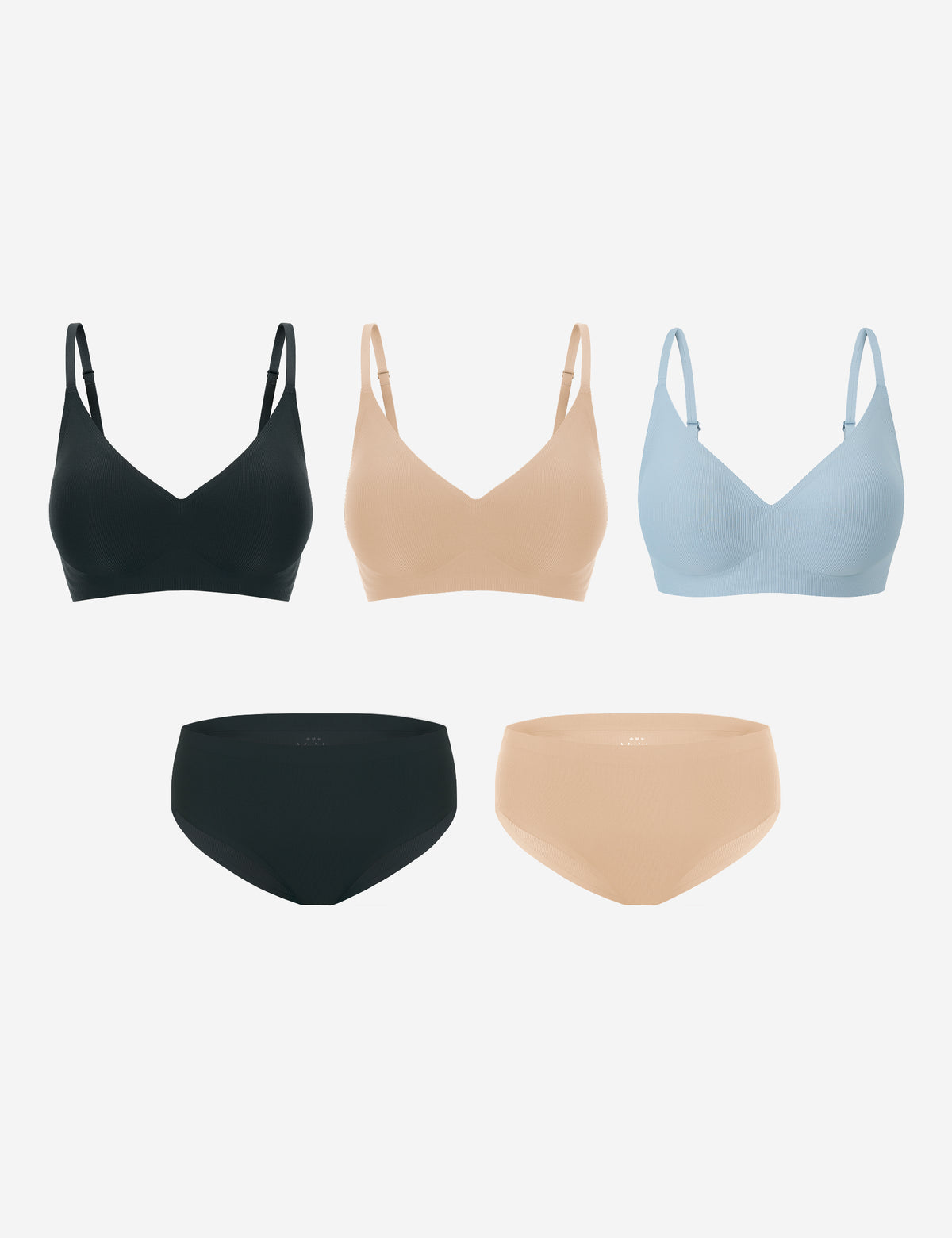 [3+2] Cool Fit Bra Volume Fit & Panty Set