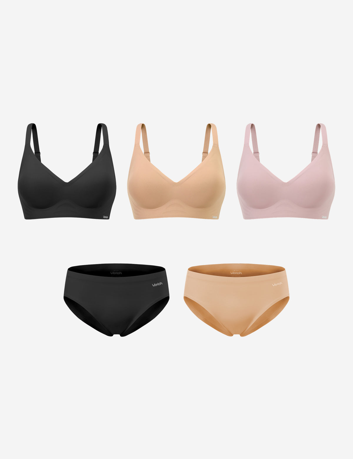 [3+2] Cool Fit Bra Volume Fit Plus & Panty Set