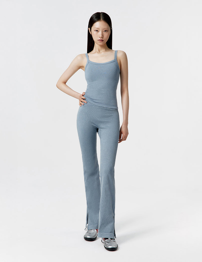 ALLTENSION FLARE LEGGINGS WITH SLIT