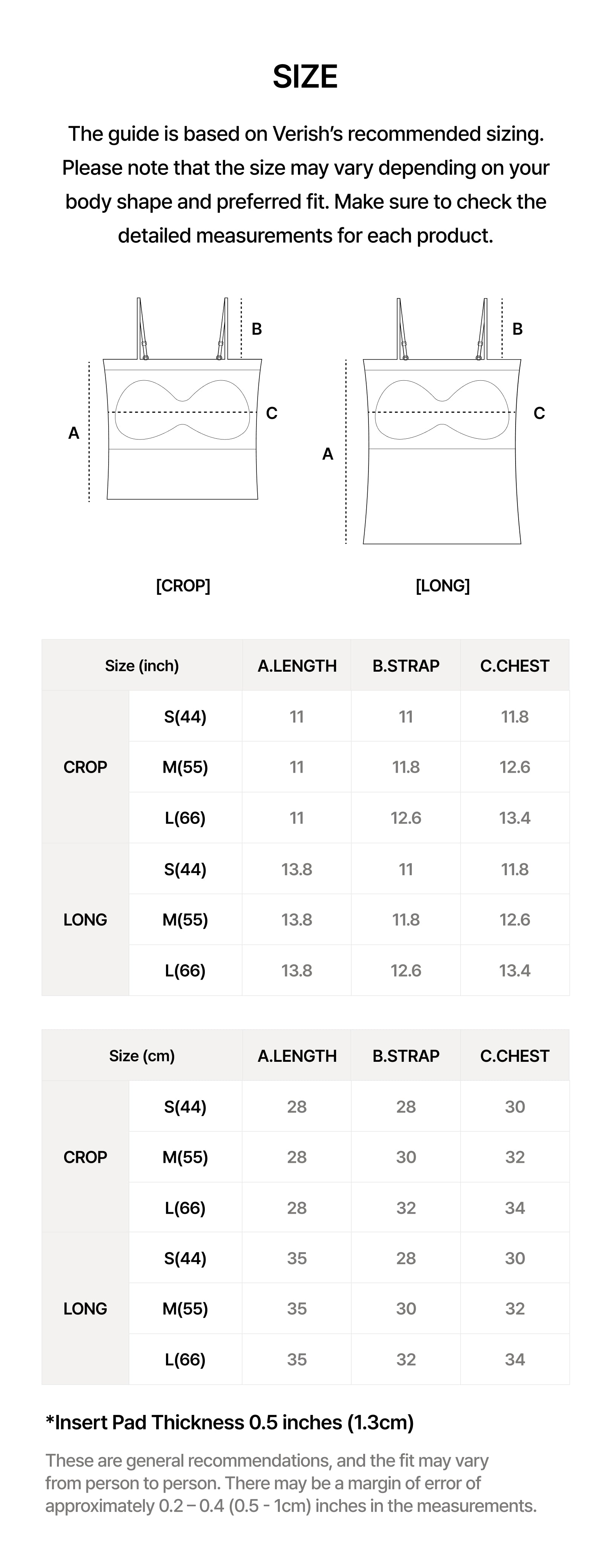 Size guide