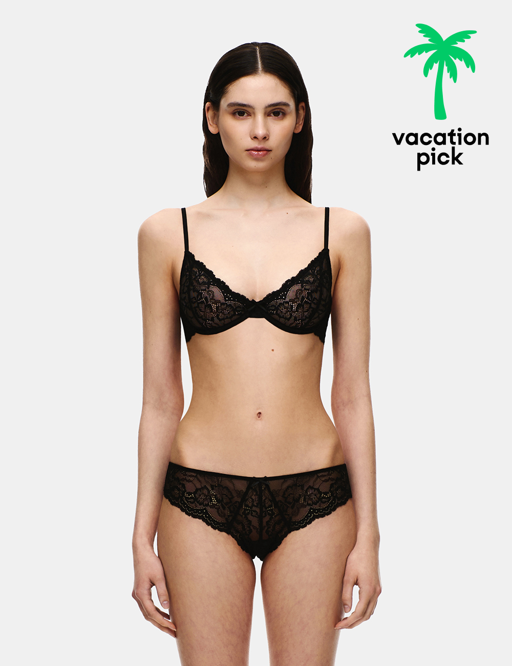 LACE UNLINED UNDERWIRE BRA