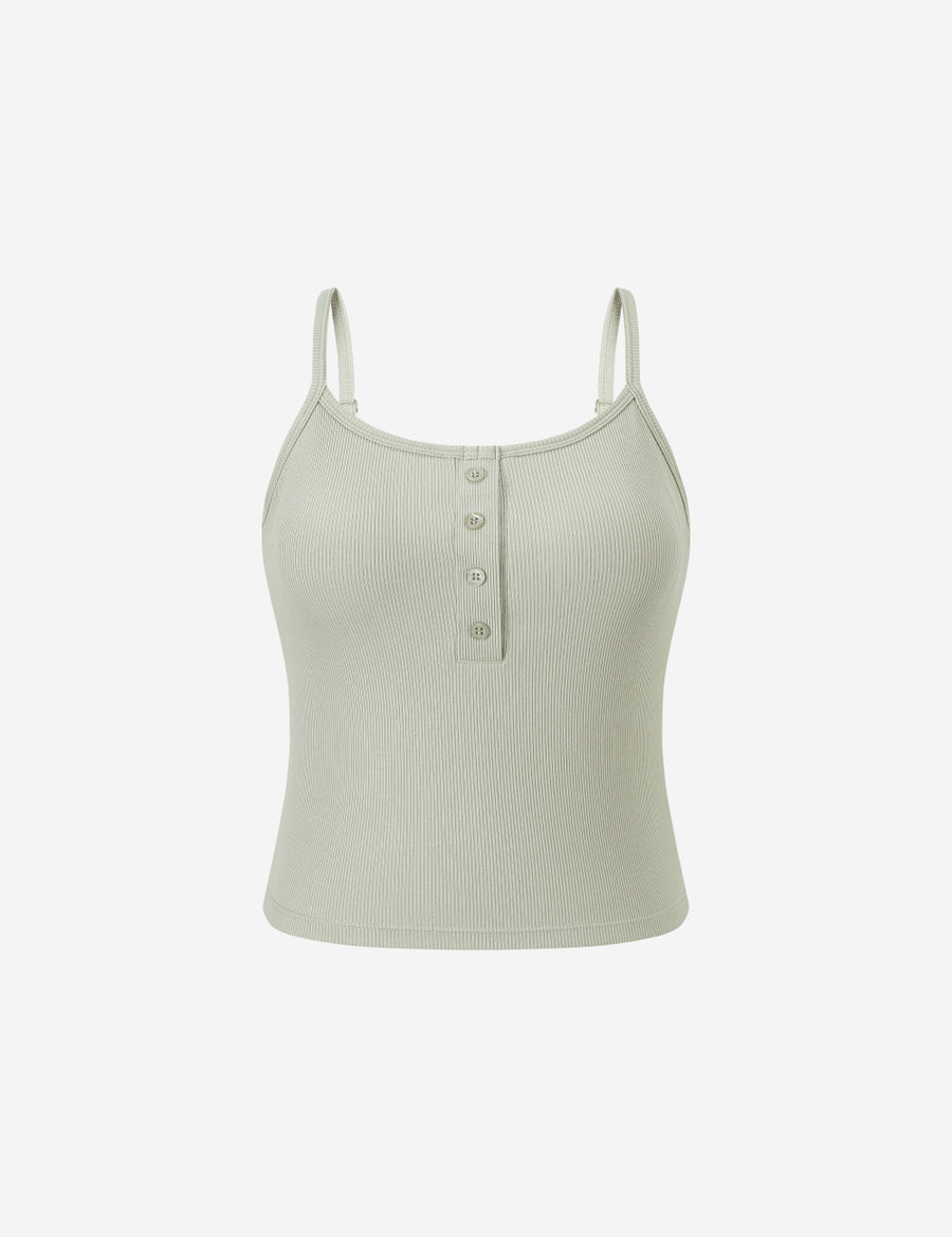 COTTON BRA TOP BUTTON