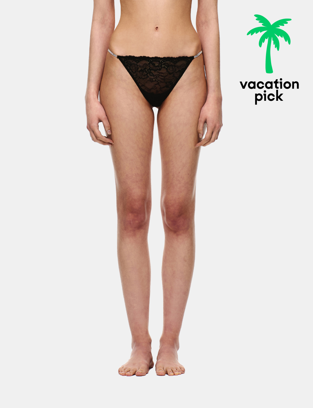 CRYSTAL V-STRING PANTY