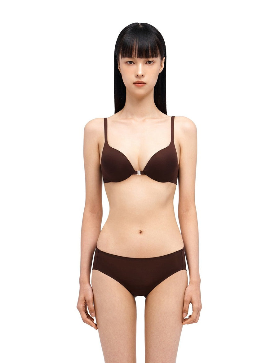 ESSENTIAL FIT FRONT CLOSE PUSH-UP BRA